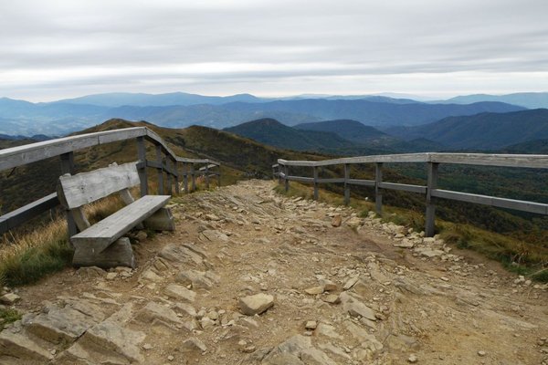 Bieszczady i okolice - Widok z Tarnicy. Fot. Edyta Ruszkowska