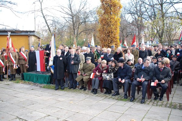 Obchody Narodowego Święta Niepodległości - Uroczystości pod Pomnikiem Czynu Legionowego
Fot. Agnieszka Markiton