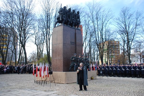 Obchody Narodowego Święta Niepodległości - Uroczystości pod Pomnikiem Czynu Legionowego
Fot. Agnieszka Markiton