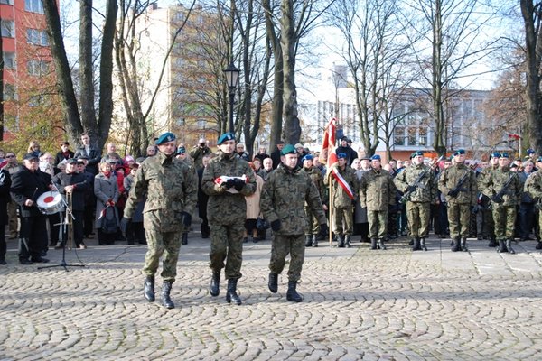 Obchody Narodowego Święta Niepodległości - Uroczystości pod Pomnikiem Czynu Legionowego
Fot. Agnieszka Markiton