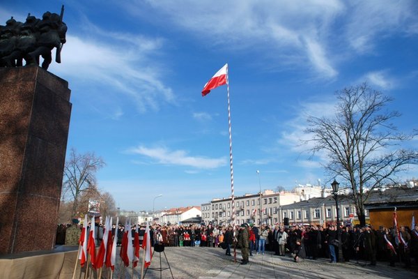 Obchody Narodowego Święta Niepodległości - Uroczystości pod Pomnikiem Czynu Legionowego
Fot. Agnieszka Markiton