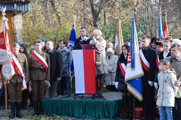 Obchody Narodowego Święta Niepodległości - Uroczystości pod Pomnikiem Czynu Legionowego
Fot. Agnieszka Markiton