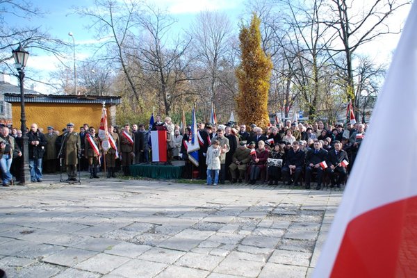 Obchody Narodowego Święta Niepodległości - Uroczystości pod Pomnikiem Czynu Legionowego
Fot. Agnieszka Markiton