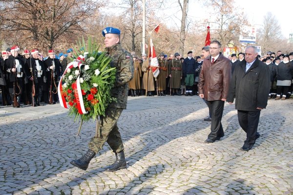 Obchody Narodowego Święta Niepodległości - Uroczystości pod Pomnikiem Czynu Legionowego
Fot. Agnieszka Markiton