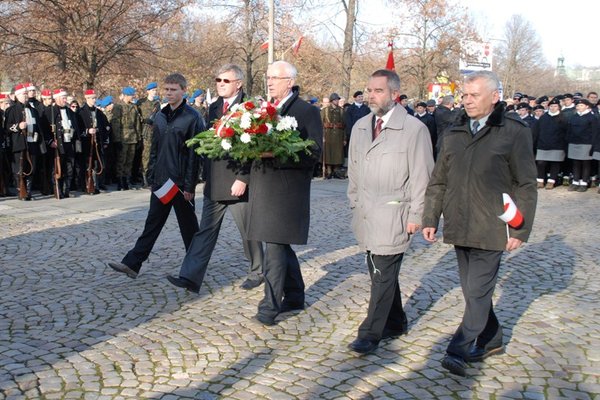 Obchody Narodowego Święta Niepodległości - Uroczystości pod Pomnikiem Czynu Legionowego
Fot. Agnieszka Markiton