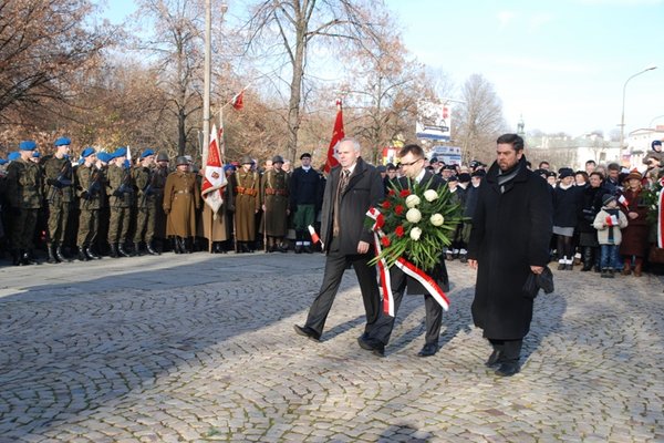 Obchody Narodowego Święta Niepodległości - Uroczystości pod Pomnikiem Czynu Legionowego
Fot. Agnieszka Markiton