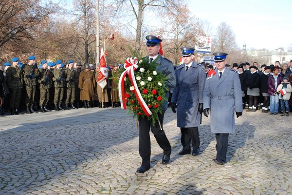 Obchody Narodowego Święta Niepodległości - Uroczystości pod Pomnikiem Czynu Legionowego
Fot. Agnieszka Markiton