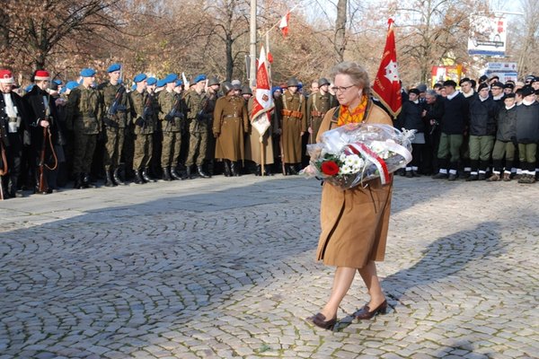 Obchody Narodowego Święta Niepodległości - Uroczystości pod Pomnikiem Czynu Legionowego
Fot. Agnieszka Markiton