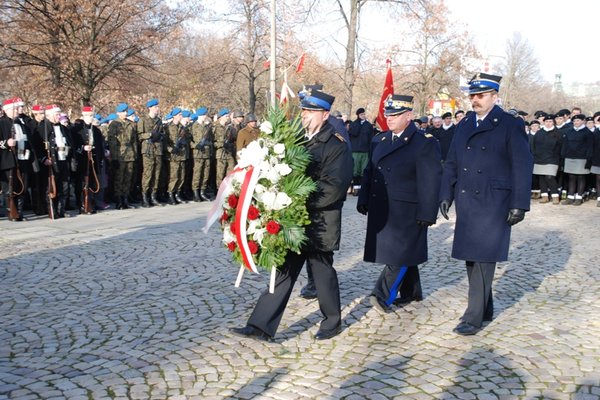 Obchody Narodowego Święta Niepodległości - Uroczystości pod Pomnikiem Czynu Legionowego
Fot. Agnieszka Markiton