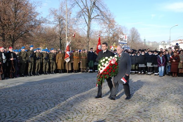 Obchody Narodowego Święta Niepodległości - Uroczystości pod Pomnikiem Czynu Legionowego
Fot. Agnieszka Markiton