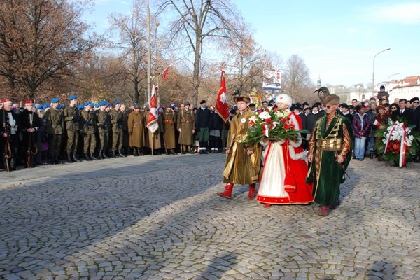 Obchody Narodowego Święta Niepodległości - Uroczystości pod Pomnikiem Czynu Legionowego
Fot. Agnieszka Markiton