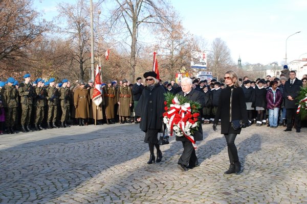 Obchody Narodowego Święta Niepodległości - Uroczystości pod Pomnikiem Czynu Legionowego
Fot. Agnieszka Markiton