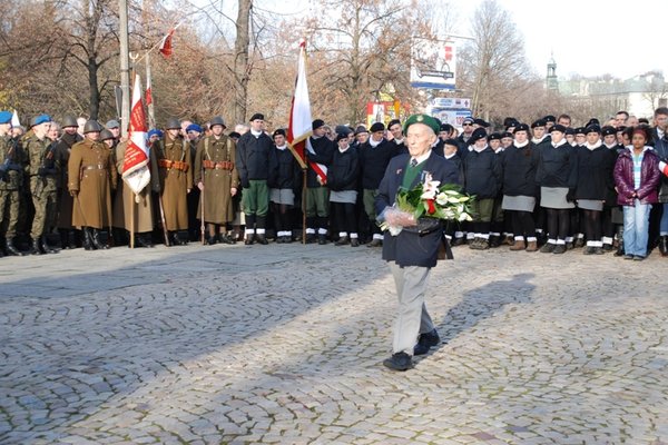 Obchody Narodowego Święta Niepodległości - Uroczystości pod Pomnikiem Czynu Legionowego
Fot. Agnieszka Markiton