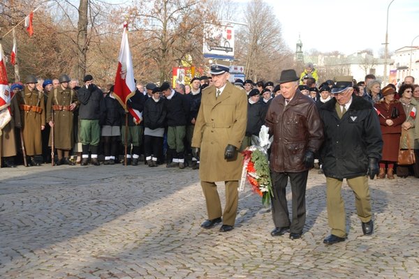 Obchody Narodowego Święta Niepodległości - Uroczystości pod Pomnikiem Czynu Legionowego
Fot. Agnieszka Markiton