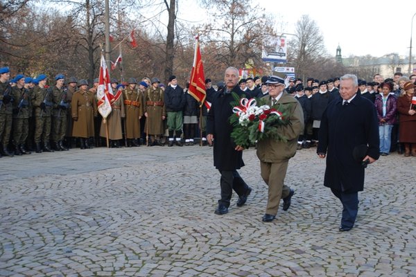 Obchody Narodowego Święta Niepodległości - Uroczystości pod Pomnikiem Czynu Legionowego
Fot. Agnieszka Markiton