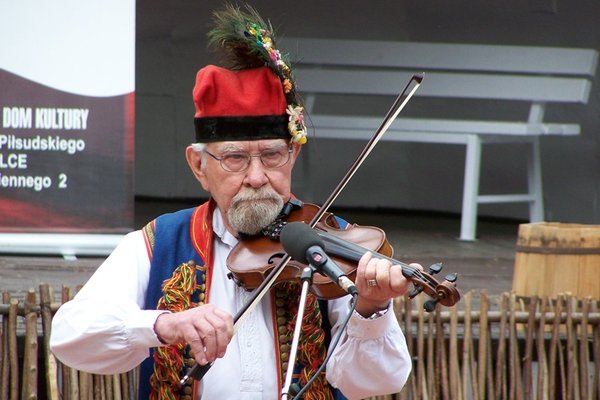 XXXVII Buskie Spotkania z Folklorem - Kapela Buskowianie - Stanisław DufajFot. Krzysztof Herod