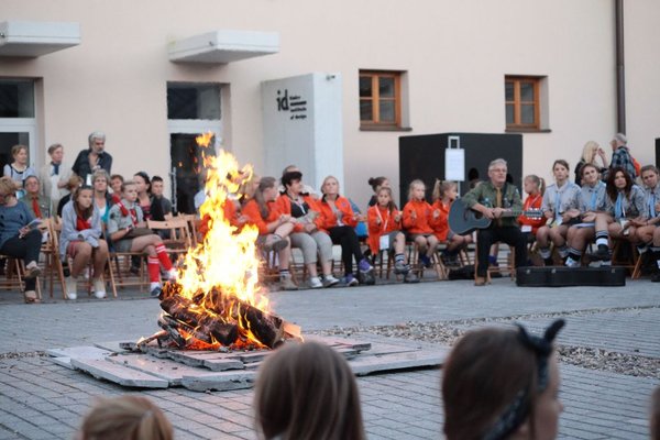 Ognisko na Wzgórzu Zamkowym