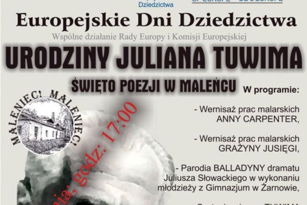 Urodziny Juliana Tuwima - święto poezji w Maleńcu