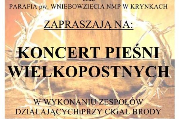 Koncert wielkopostny w Brodach 