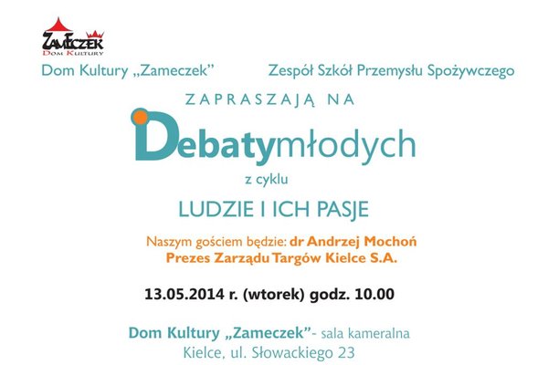 Debata Młodych z Andrzejem Mochoniem