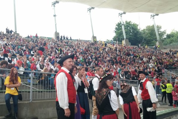 Kadzielnia przywitała uczestników Europeady - Fot. Łukasz Kopczyński