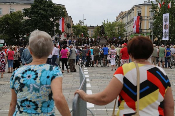 Odsłonięcie pomnika Józefa Piłsudskiego w Kielcach - fot. Małgorzata Chmiel