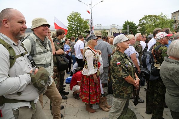 Odsłonięcie pomnika Józefa Piłsudskiego w Kielcach - fot. Małgorzata Chmiel