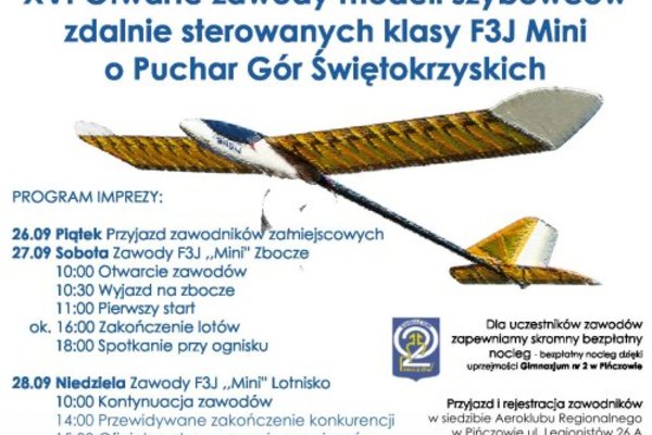 Wystawa modeli redukcyjnych i zawody klasy F3J 