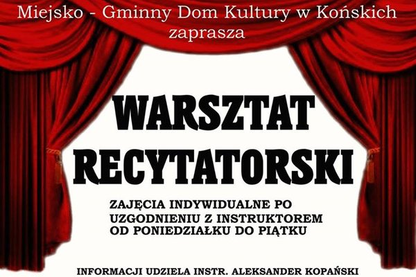 Warsztaty recytatorskie