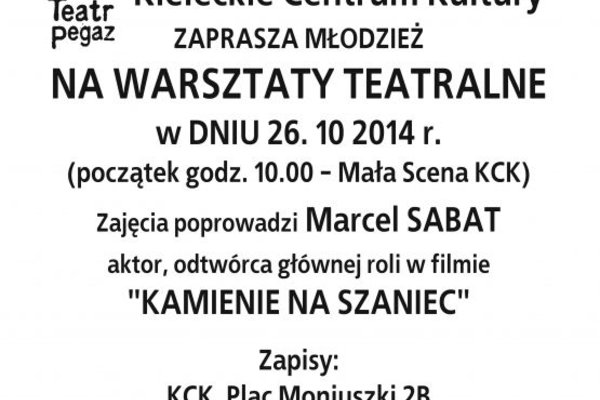 Warsztaty teatralne w KCK