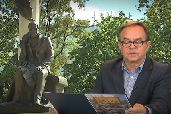 Fragment “Quo vadis” czyta Andrzej Dąbrowski - dyrektor Wojewódzkiej Biblioteki Publicznej w Kielcach - Portal Informacji Kulturalnej