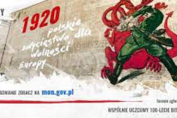 HISTORYCZNY MURAL - 1920 POLSKIE ZWYCIĘSTWO DLA WOLNOŚCI EUROPY