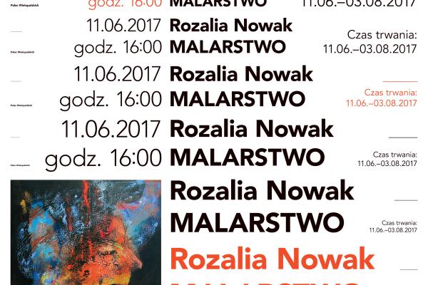 Wystawa malarstwa Rozalii NOWAK