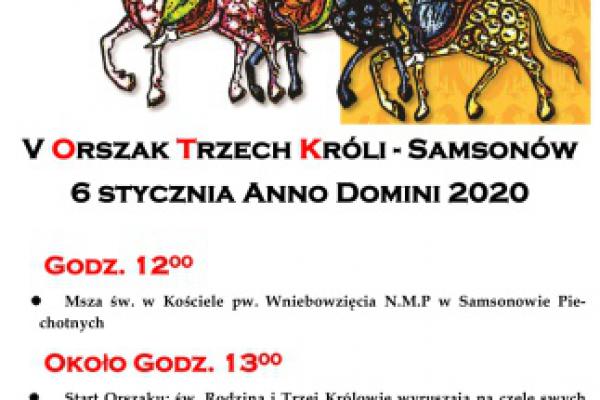 Orszak Trzech Króli w Samsonowie