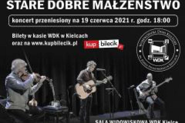 Koncert Starego Dobrego Małżeństwa przełożony