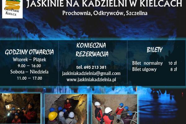 Jaskinie na Kadzielni otwarte dla turystów