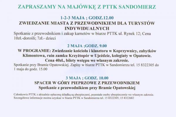 Majówka z PTTK Sandomierz