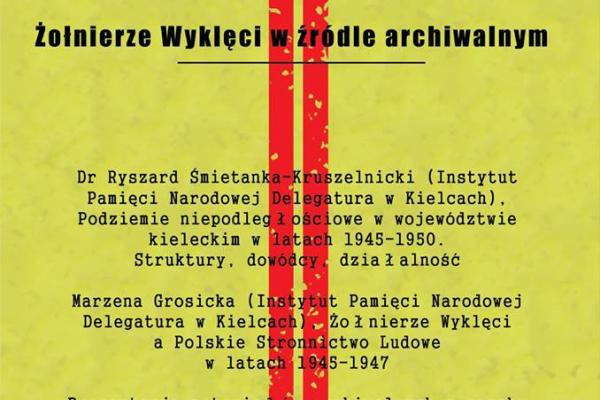 Żołnierze Wyklęci w źródle archiwalnym