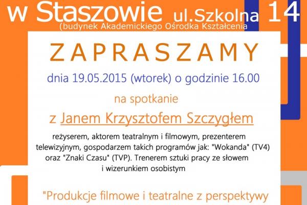 Spotkanie z Janem Krzysztofem Szczygłem